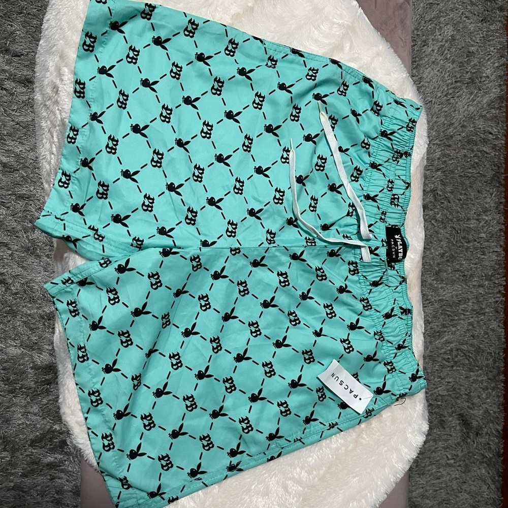 Playboy swim shorts for men from Pacsun